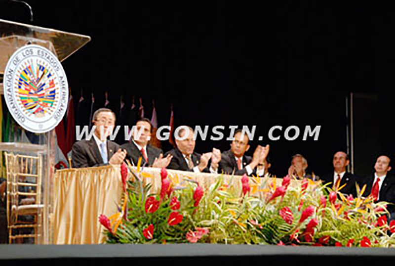 Gonsin At General Assembly Of Organization Of American States Gonsin At General Assembly Of Organization Of American States