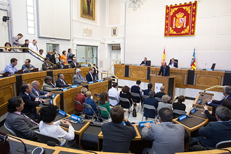 Gonsin Conference System Installed In Plenary Hall Of Alicante City In Spain Gonsin Conference System Installed In Plenary Hall Of Alicante City In Spain