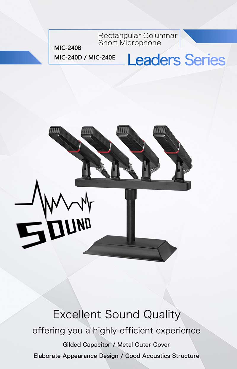 【Unique And Brilliant】leaders Series Rectangular Columnar Short Microphone 【Unique And Brilliant】leaders Series Rectangular Columnar Short Microphone