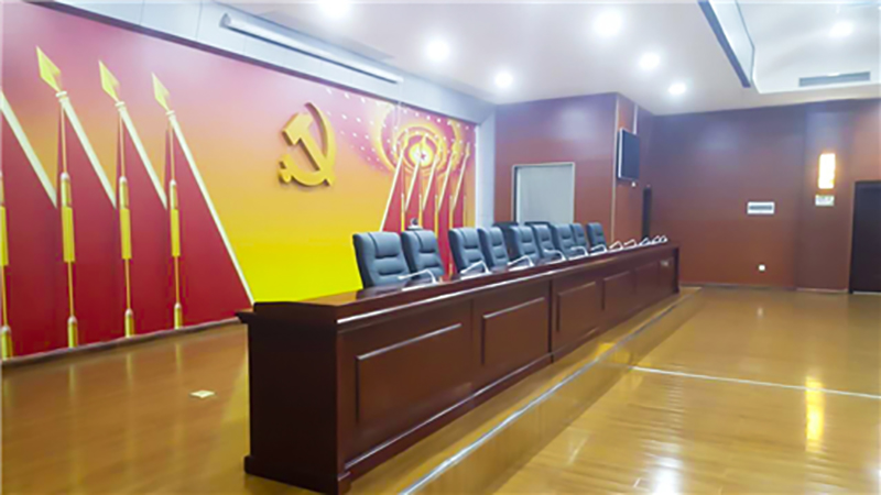 نظام مؤتمرات Gonsin المثبت في مؤتمر الشعب في يوبينغ نظام مؤتمرات Gonsin المثبت في مؤتمر الشعب في يوبينغ