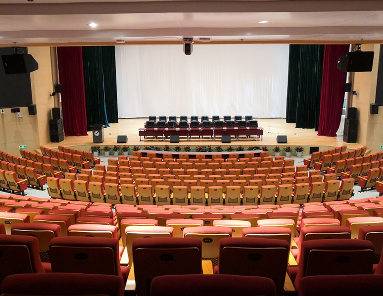 نظام جونسين للمؤتمرات الصوتي والمرئي في مركز المؤتمرات بمدينة شنتشن الجامعية