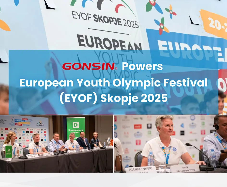 GONSIN تدعم مهرجان الشباب الأوروبي الأولمبي (EYOF) سكوبي 2025