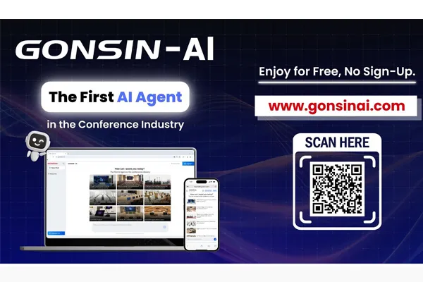 أول وكيل ذكاء اصطناعي في المؤتمرات | GONSIN-AI